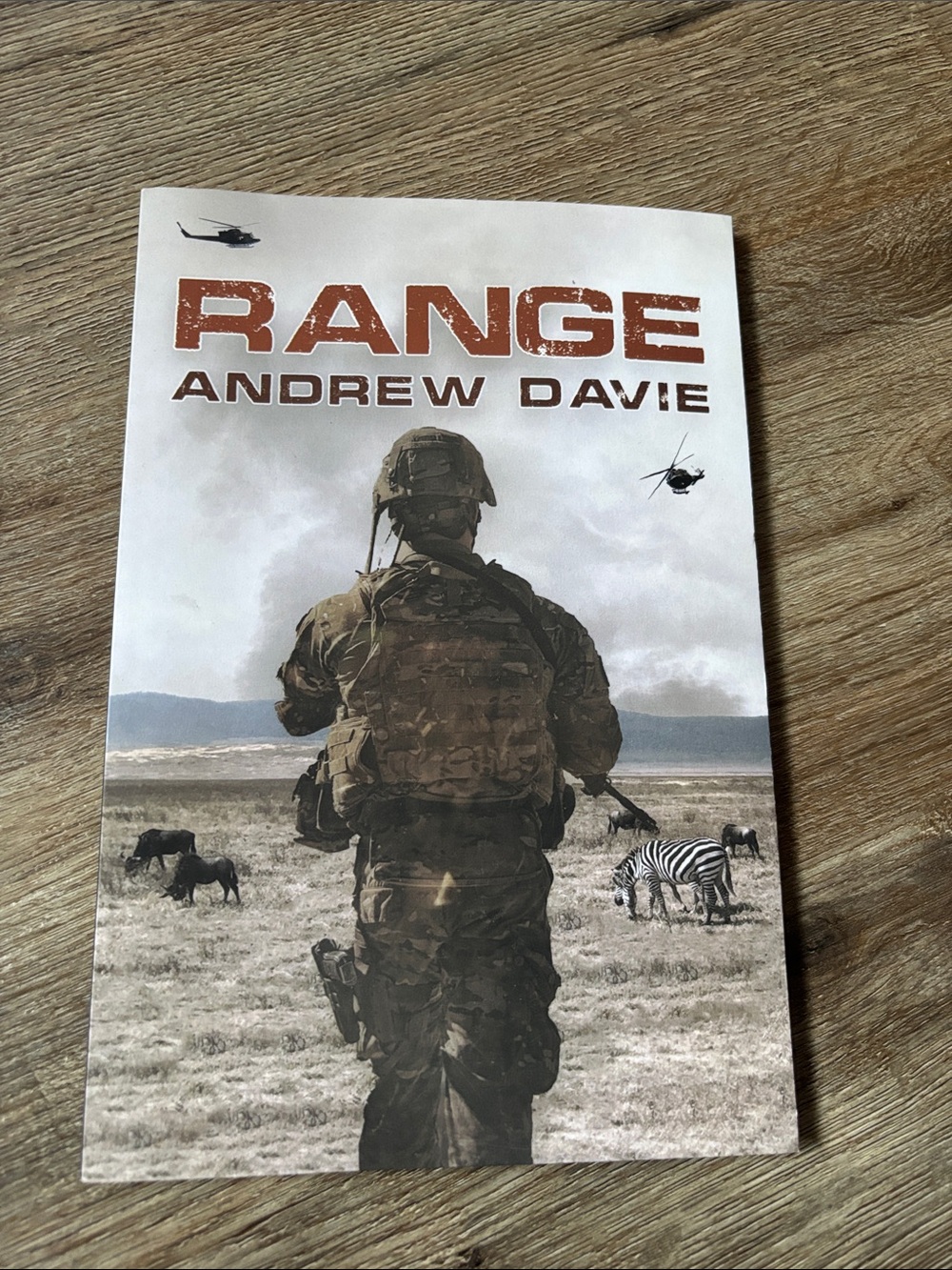 'Range' Wall Art Print in Brown and Tan